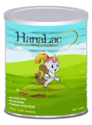 Hanalac 3 infant milk formula for baby 1-3